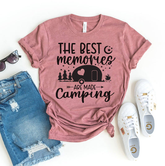 🌲 The Best Memories Are Spent Camping T-shirt 🌲
