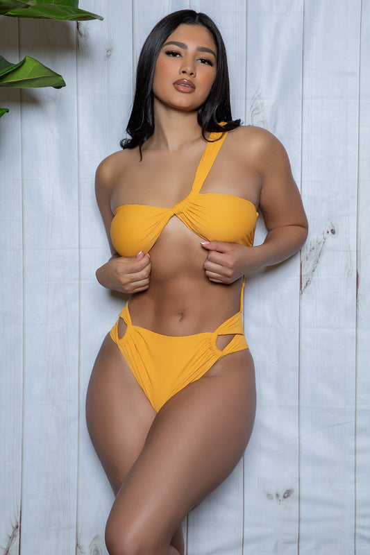 Nora Asymmetrical One-Shoulder Cutout Swimsuit