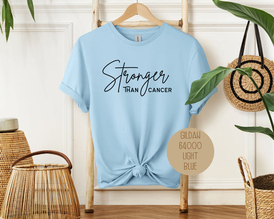 Stronger Than Cancer Awareness Graphic T-Shirt
