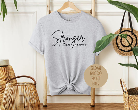 Stronger Than Cancer Awareness Graphic T-Shirt