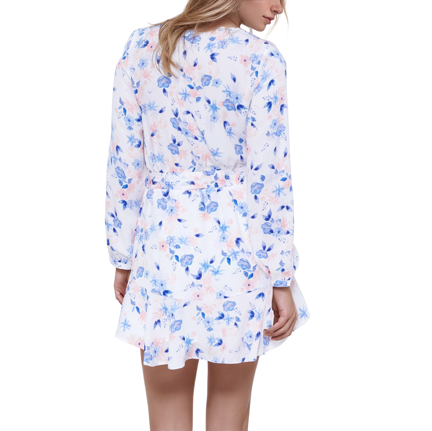 🌸 Mystic Garden Tie Front Mini Dress 🌸